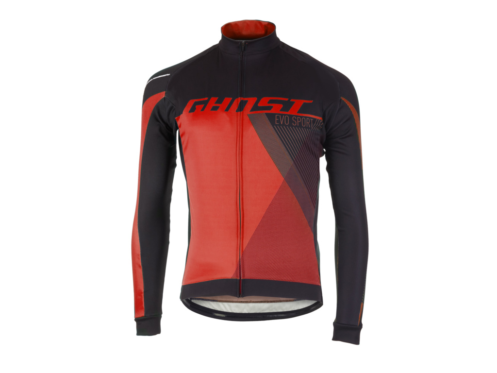 Dres s dlhým rukávom GHOST Performance Evo Black/Red