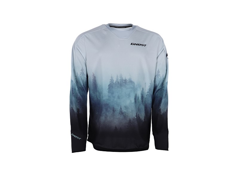 Dres dlhý rukáv GHOST WALDsassen by MALOJA Black/Ice Blue