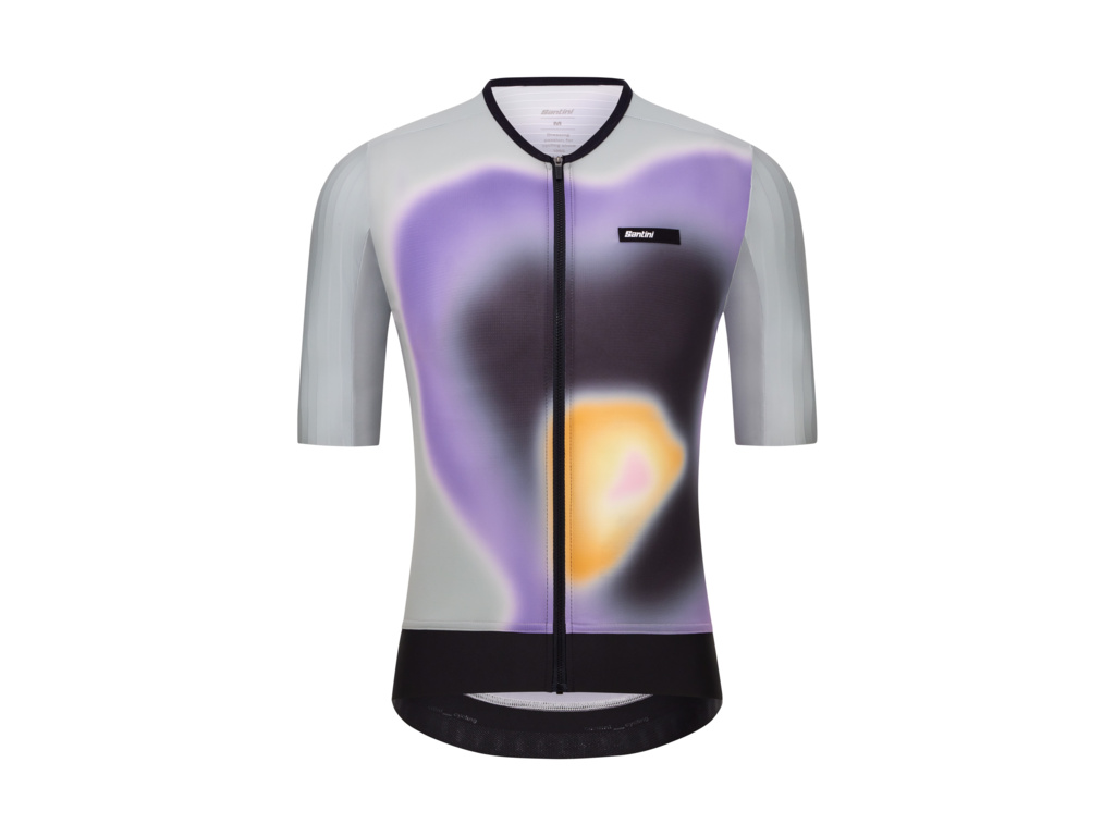 Unisex dres SANTINI Aero Race Grey - L