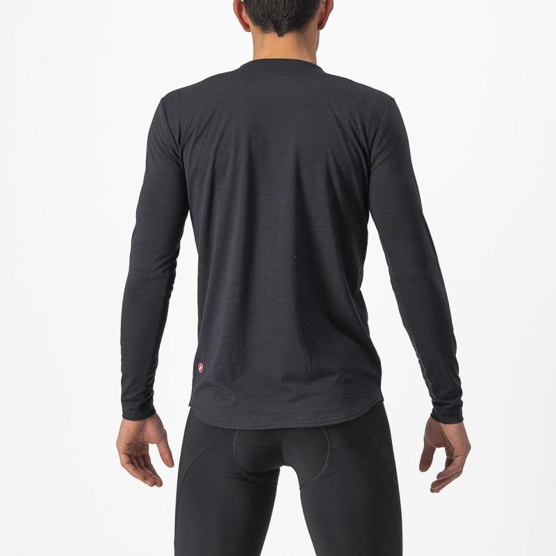 Castelli 22506 UNLIMITED MERINO svetlá čierna - M