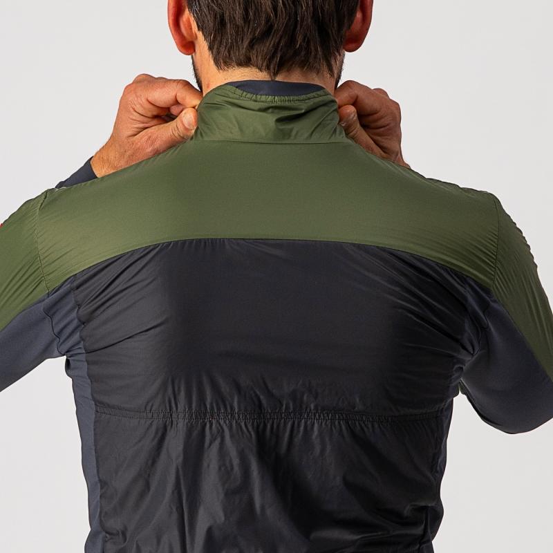 Castelli 21507 UNLIMITED PUFFY vojenská zelená