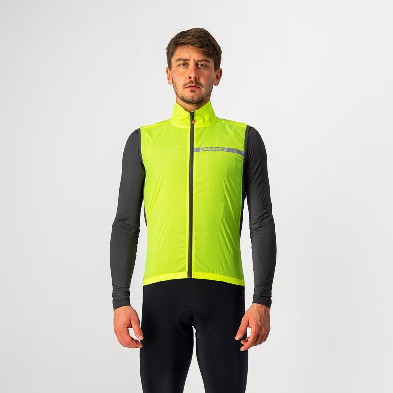 Castelli 21512 SQUADRA STRETCH žiarivá limetková - L