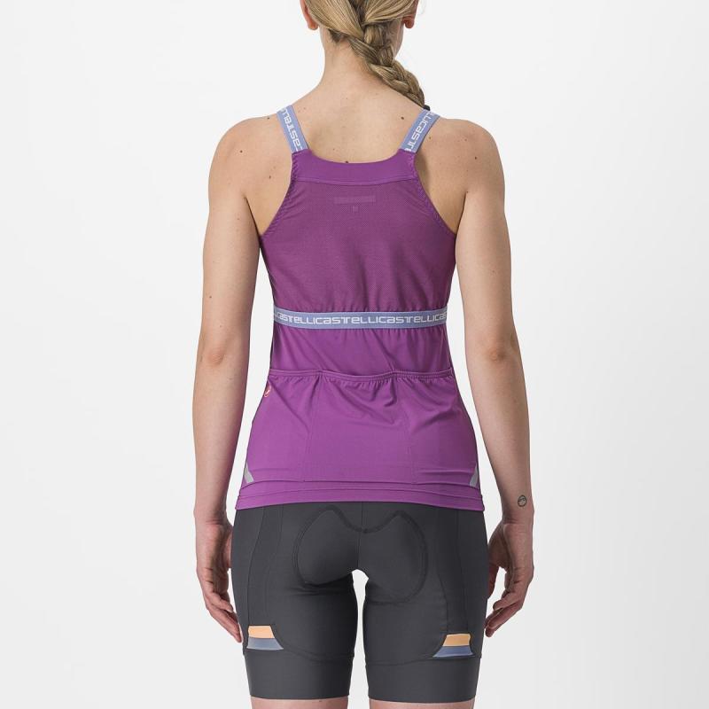 Castelli 23045 BAVETTE TOP ametyst - S