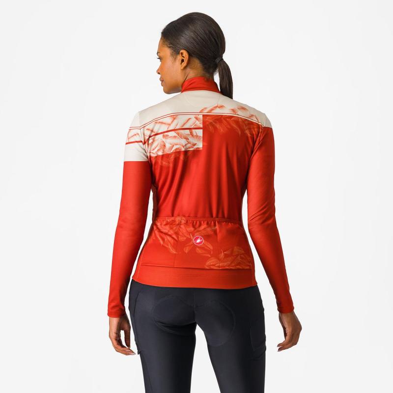 Castelli 24551 UNLIMITED W THERMAL 2 červený oker - S