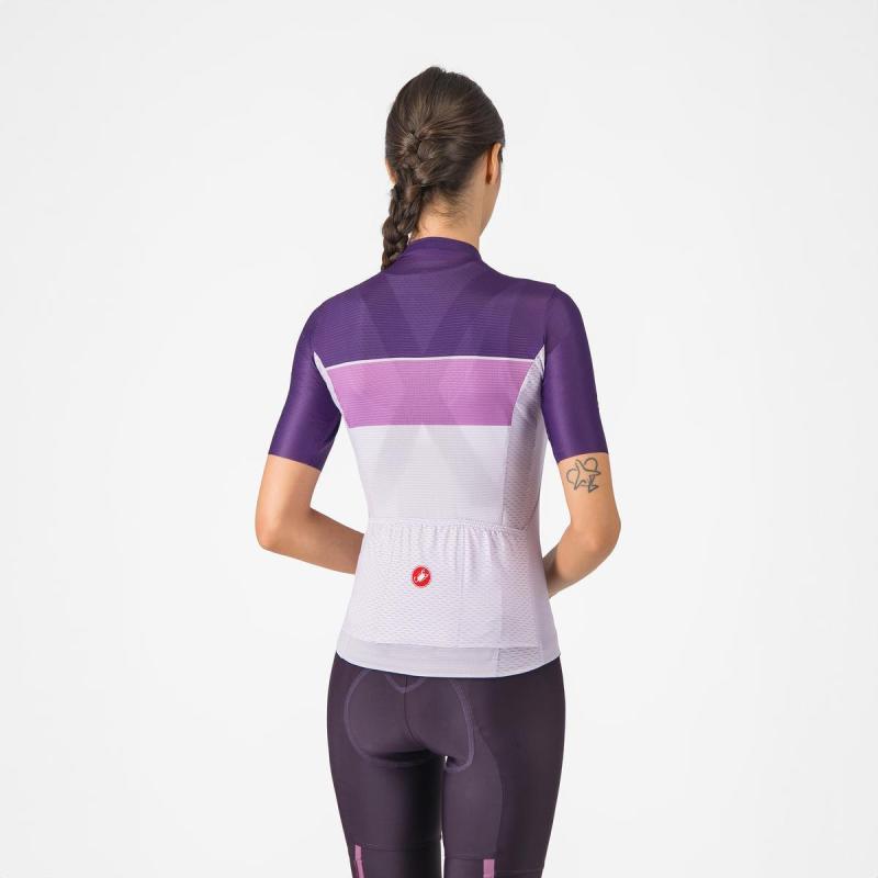 Castelli 25052 ELEGANTE fialová/ružová