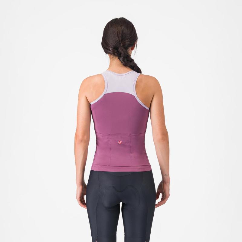Castelli 25055 SOLE TOP fialová/opar