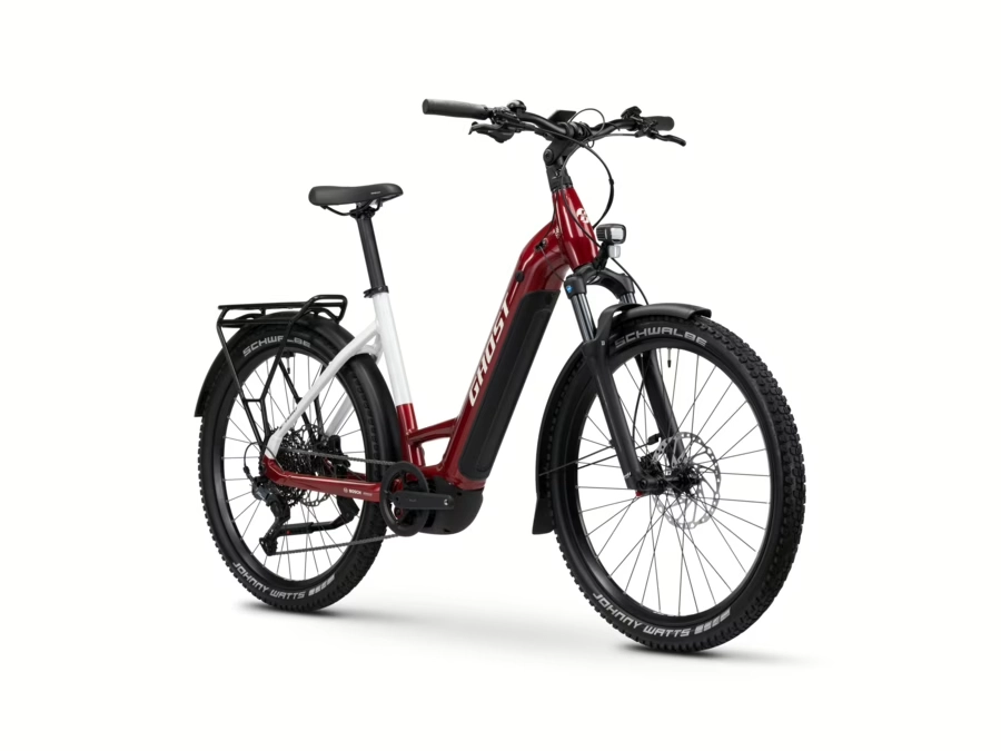 GHOST E-Teru Advanced EQ Low Carbon Red/Chilly White 2025