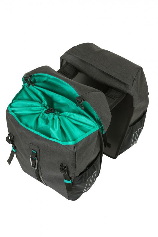 Basil DISCOVERY 365D DOUBLE BAG M čierna melange