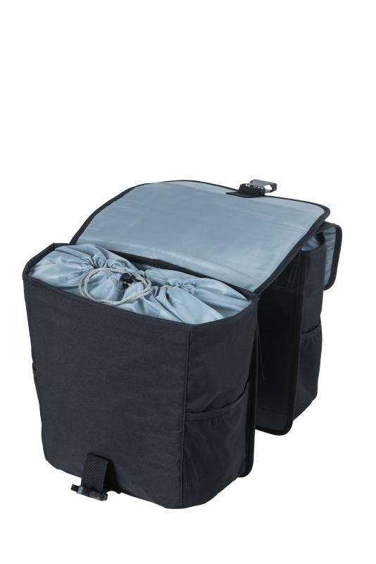 Basil GO DOUBLE BAG čierna