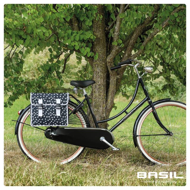 Basil MARA XL DOUBLE BAG Čierna