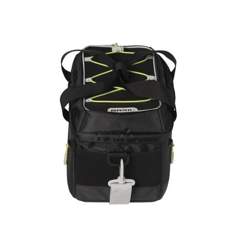 Basil MILES TRUNKBAG Čierna/limeta
