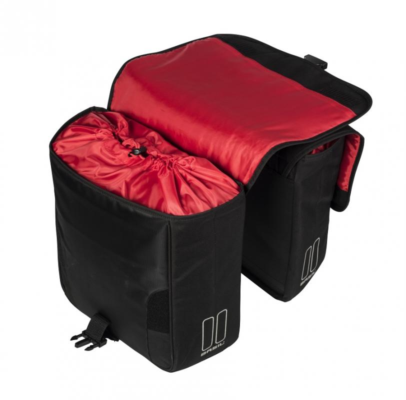 Basil SPORT DESIGN-DOUBLE BAG Čierna