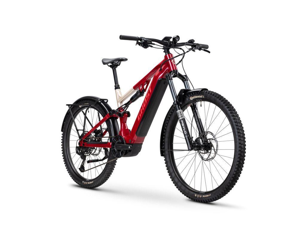 GHOST E-ASX Essential EQ Rebel Red/Coffee Pebble 2025