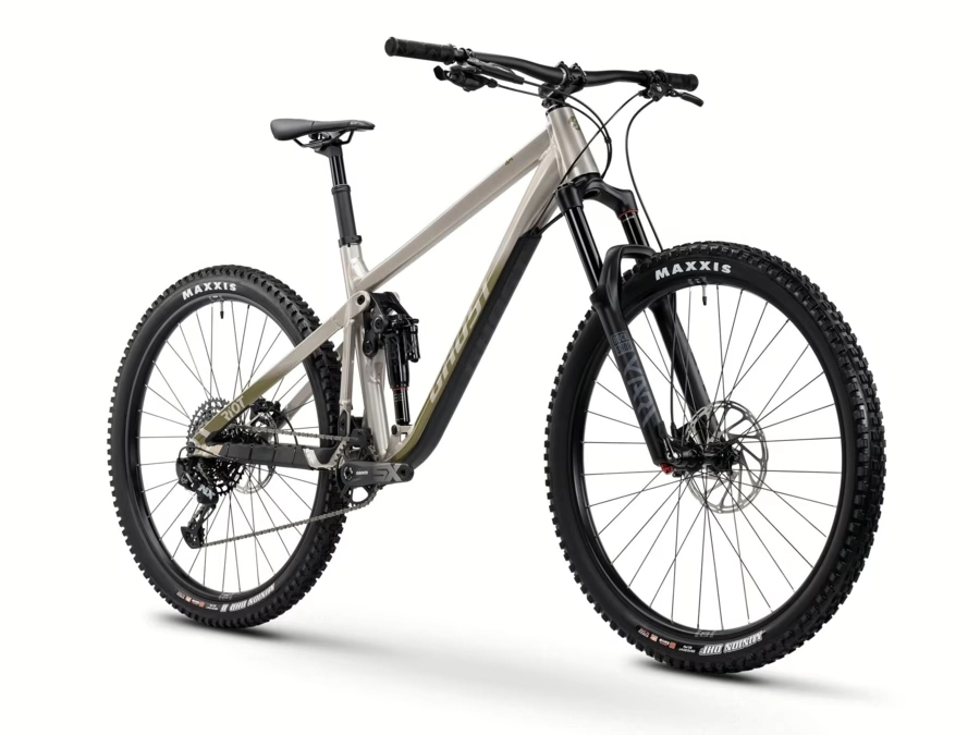 GHOST Riot AM Pearl Warm Grey/Metallic Mud Green Glossy 2024 - M