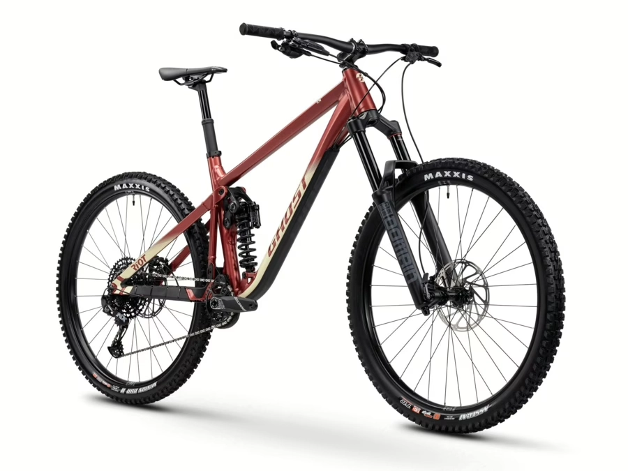 GHOST Riot EN 27,5 Metallic Rusty Dark Red/Light Dust Matt 2024 - S