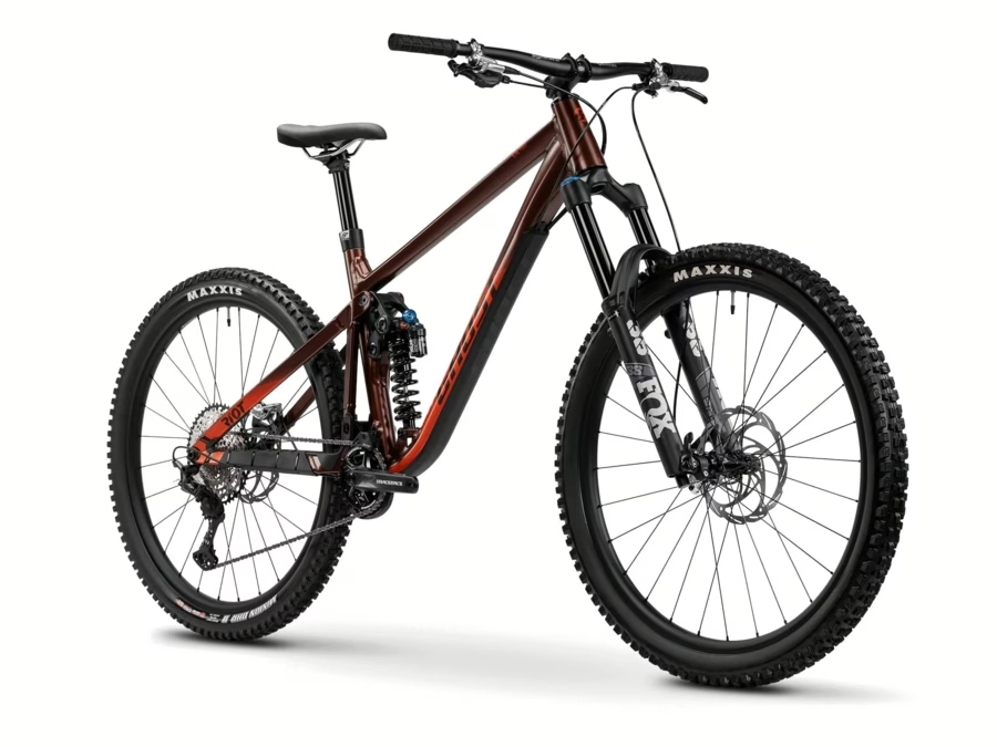 GHOST Riot EN Pro 27,5 Metallic Dark Brown/Metallic Bright Orange Matt 2024