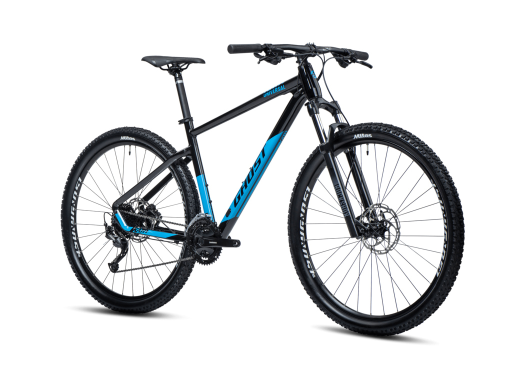 GHOST Kato Universal 29 Black/Bright Blue Gloss 2025 - XL