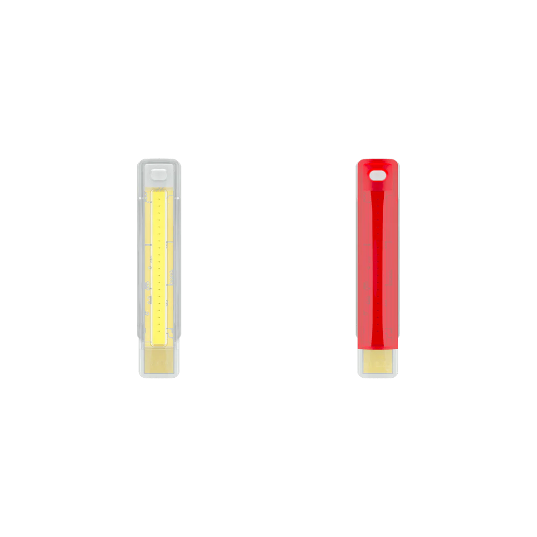 Sada bežeckých blikačiek KNOG Plus Free - Translucent