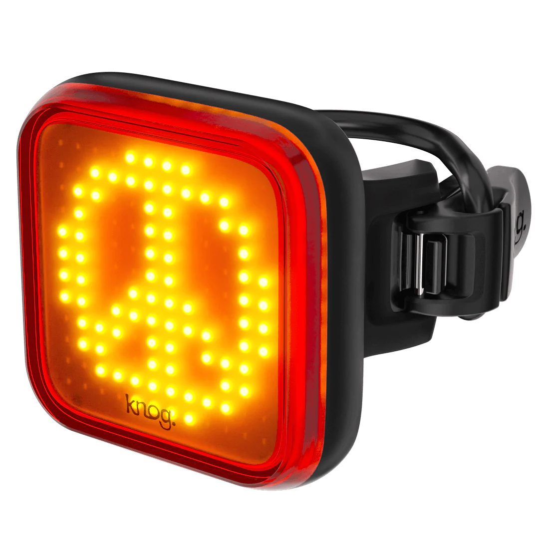 Zadná blikačka KNOG Blinder Black - Peace