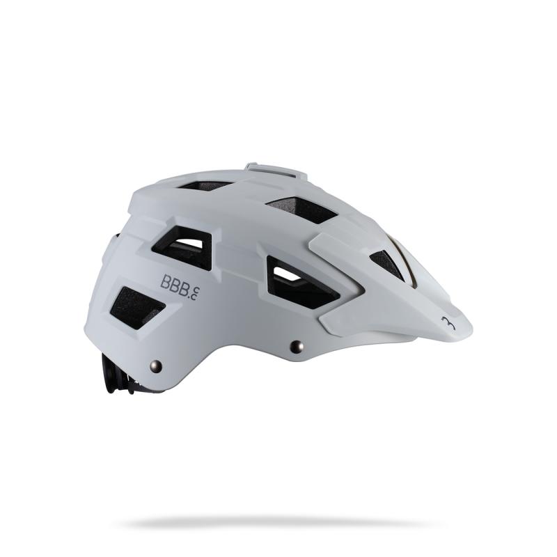 BBB BHE-54 NANGA II. matná šedá/biela - L (58-61cm)