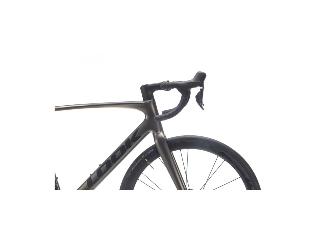 LOOK 765 Optimum 2 Disc Charcoal Metallic Black Satin ULT Di2 R38D Wheel 2024