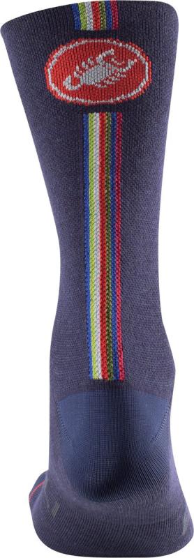 Castelli 22567 RACING STRIPE 18 tmavo mordé - S/M