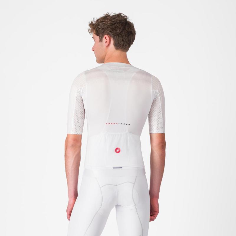 Castelli 25010 AERO RACE 8S biely
