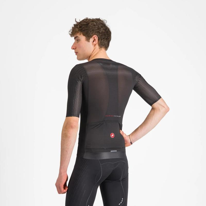 Castelli 25010 AERO RACE 8S čierny - M