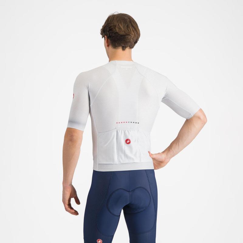Castelli 25011 CLIMBER´S A/C strieborno šedý - L
