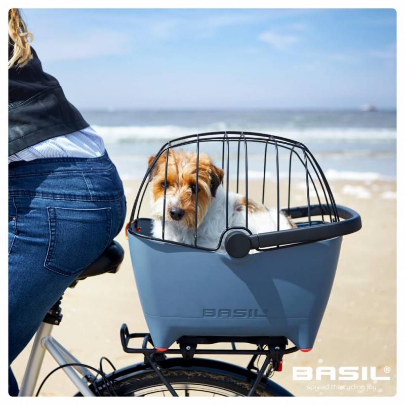 Basil BUDDY MIK DOG BASKET modrý