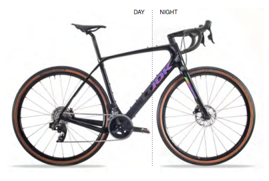 LOOK 765 Gravel RS Disc Chromatic Petrol Rival Wide Etap Fulcrum Rapid Red 500 2023