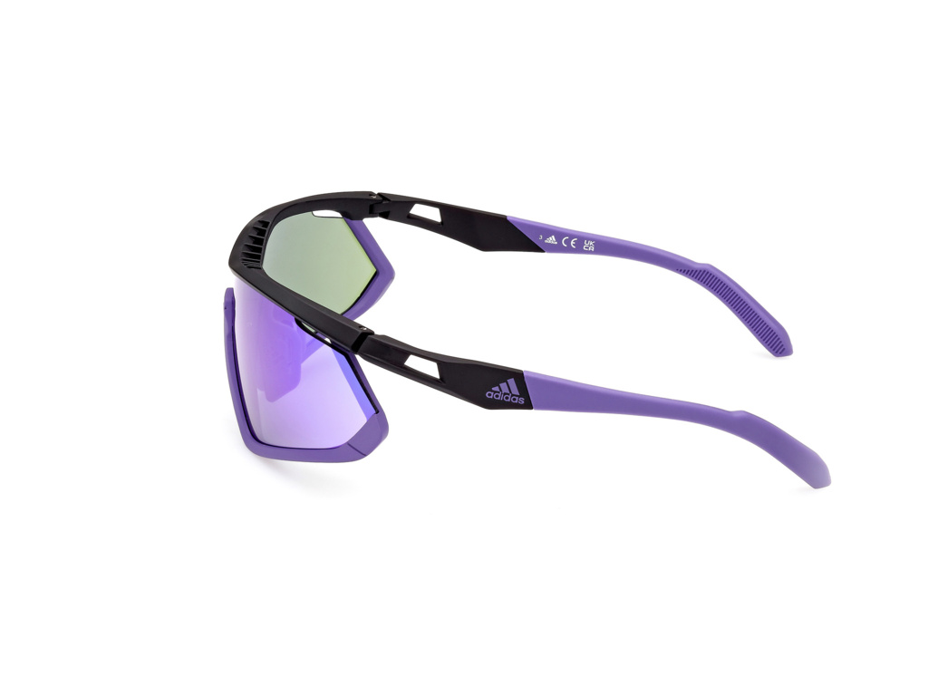 Slnečné okuliare ADIDAS Sport SP0055 - Black / Gradient Or Mirror Violet