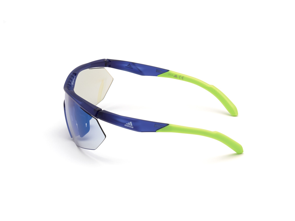 Slnečné okuliare ADIDAS Sport SP0016 Matte Blue/Blue Mirror Photochromic