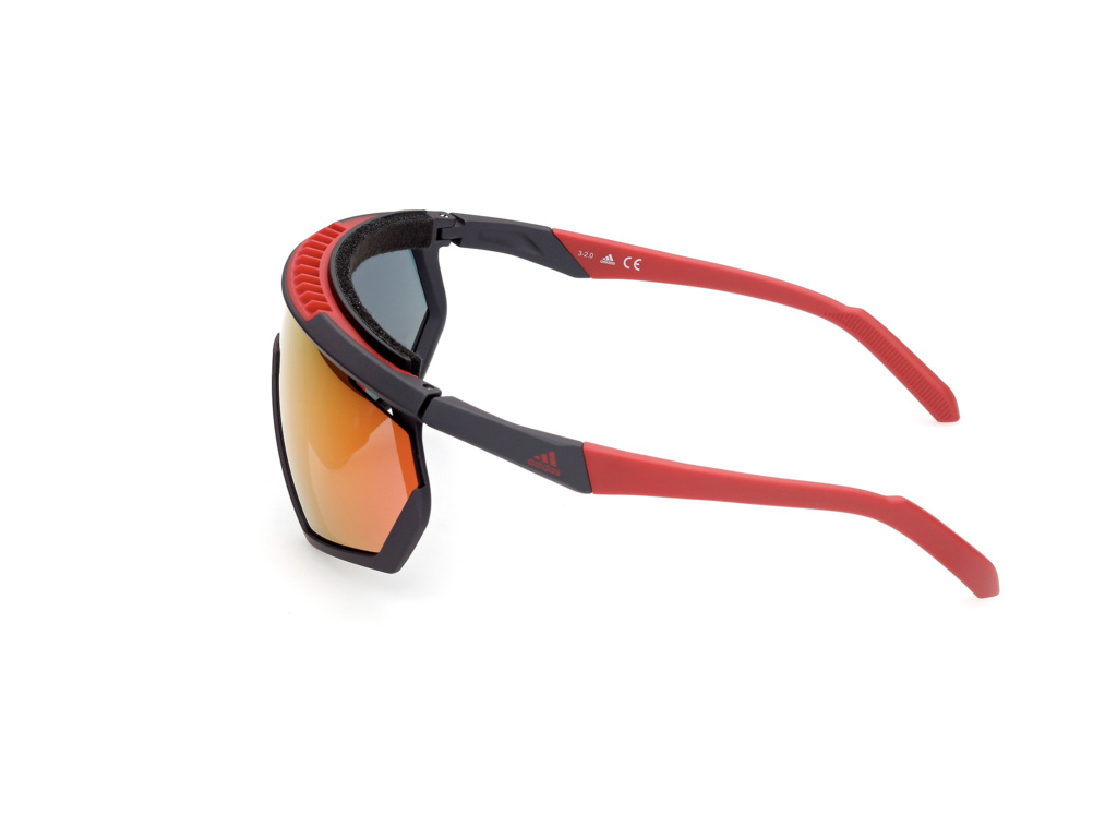 Slnečné okuliare ADIDAS Sport SP0029-H - Matte Black/Roviex Mirror