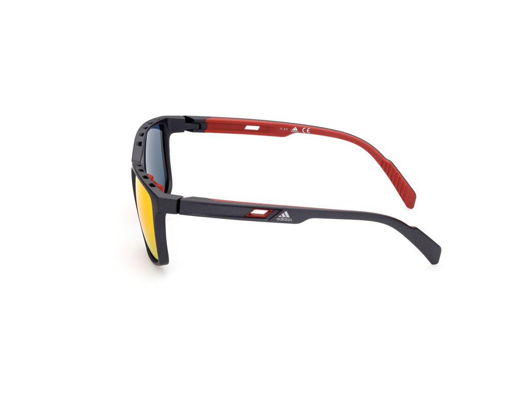Slnečné okuliare ADIDAS Sport SP0035 Matte Black/Roviex Mirror