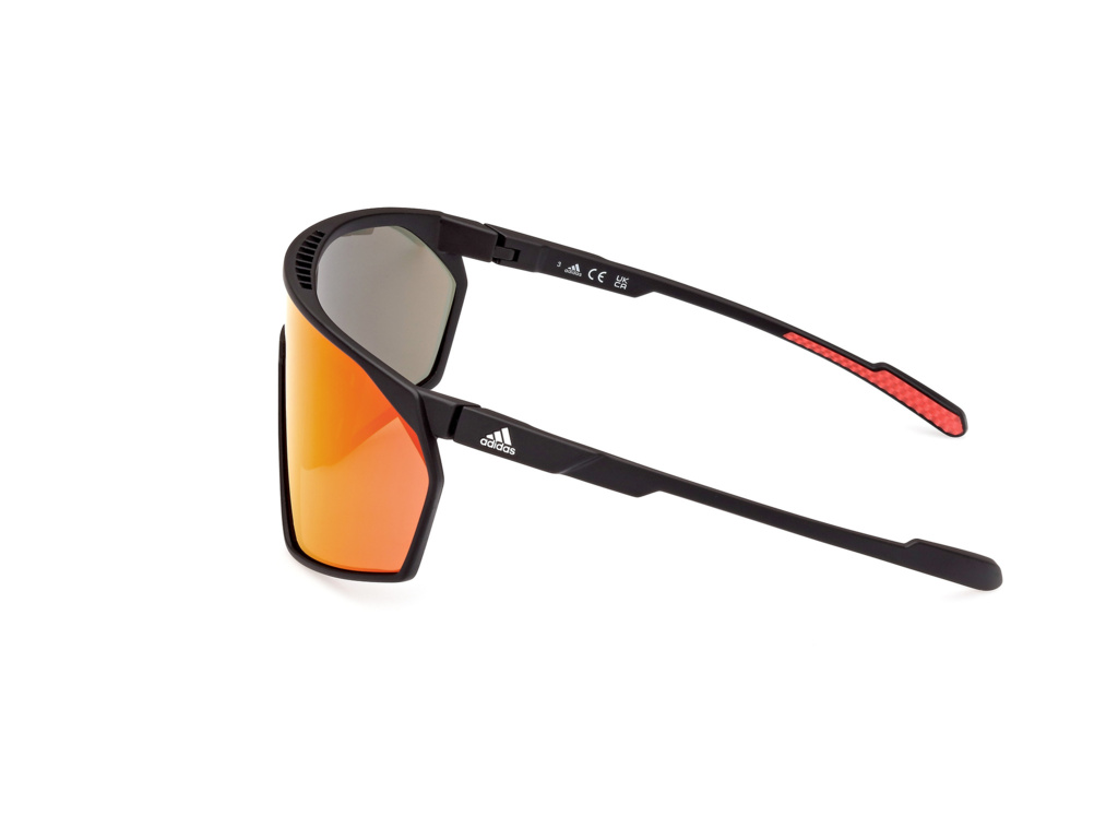 Slnečné okuliare ADIDAS Sport SP0073 - Matte Black/Roviex Mirror