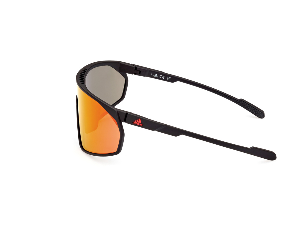 Slnečné okuliare ADIDAS Sport SP0074 - Matte Black/Roviex Mirror