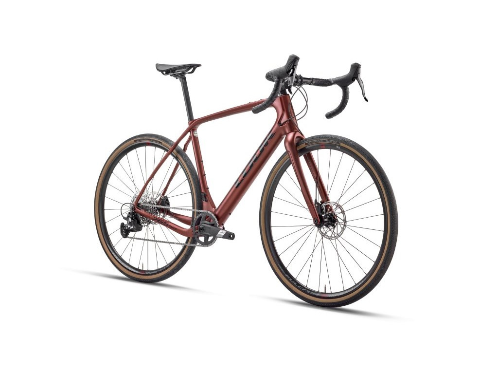 LOOK 765 Gravel Disc Red Dust Metallic Satin Apex 1X12 Shimano Wh-RS 370 2025 - XS