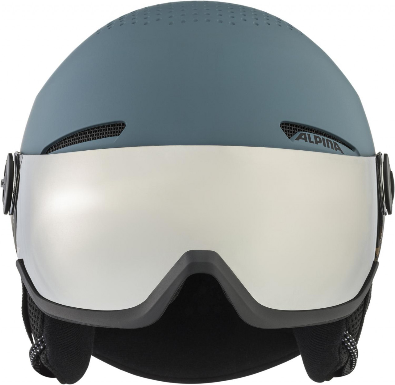 ALPINA Lyžiarska prilba ARBER VISOR Q-LITE dirt-blue - L (58-62 cm)