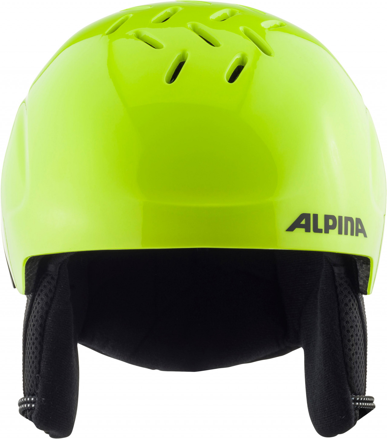 ALPINA Detská lyžiarska prilba PIZI neon-žltá - M (51-55 cm)