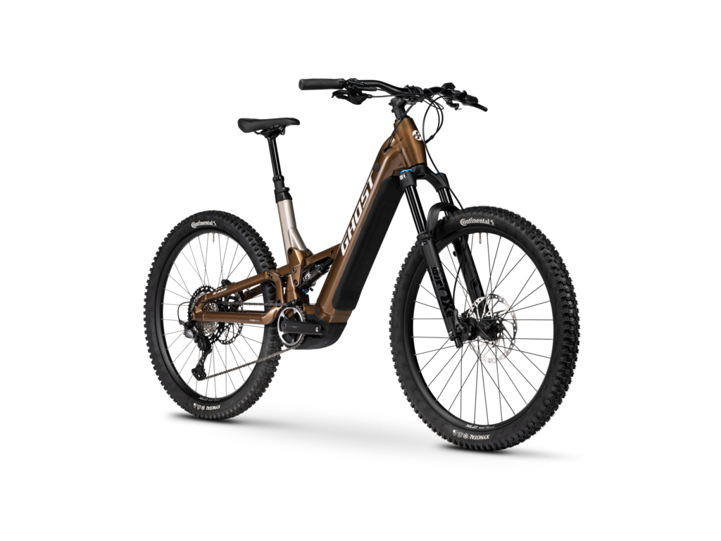GHOST E-ASX Advanced Low Brown Bear/Stone Glossy 2026 - M