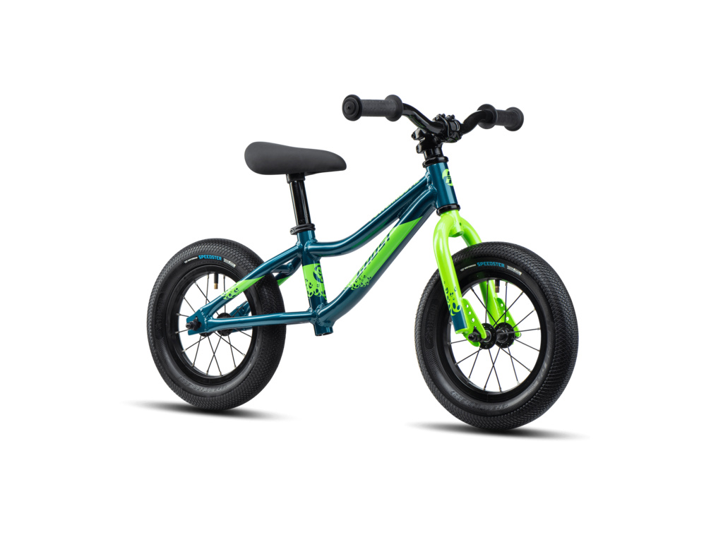 GHOST Powerkiddy 12 Dirty Blue/Metallic Lime Green Gloss