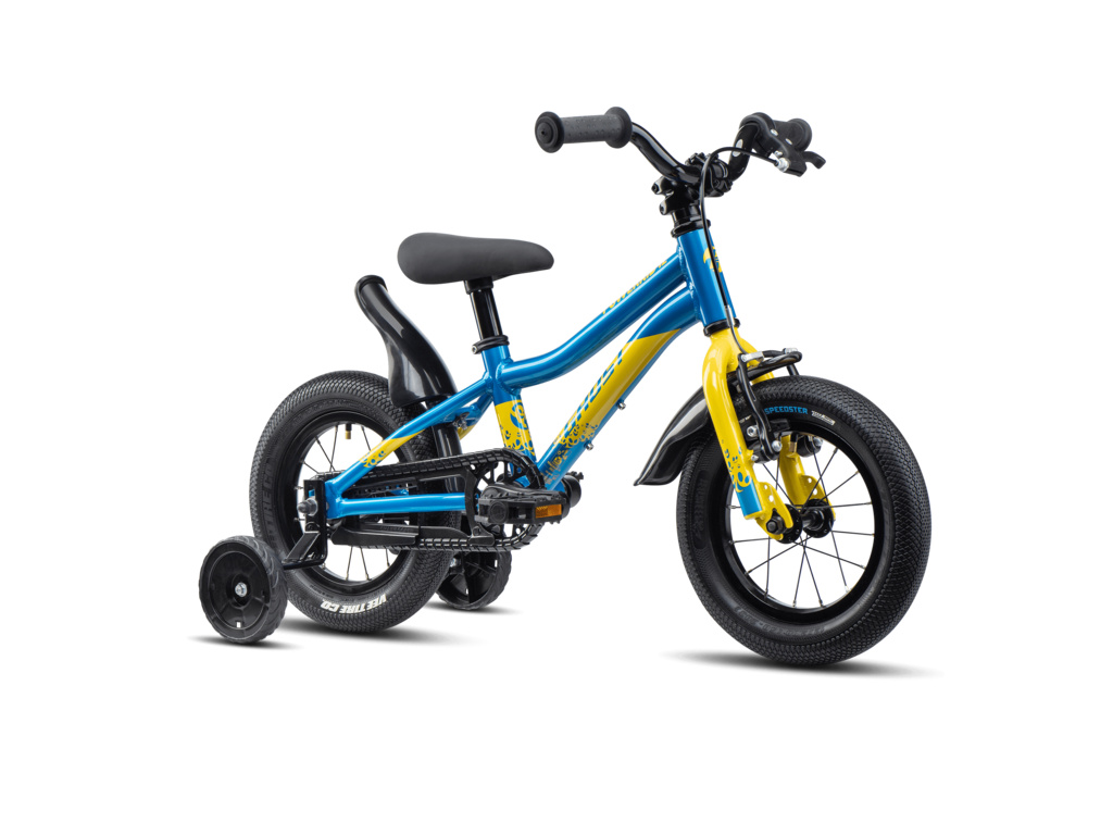 GHOST Powerkid 12 Metallic Blue/Metallic Yellow Gloss 2025