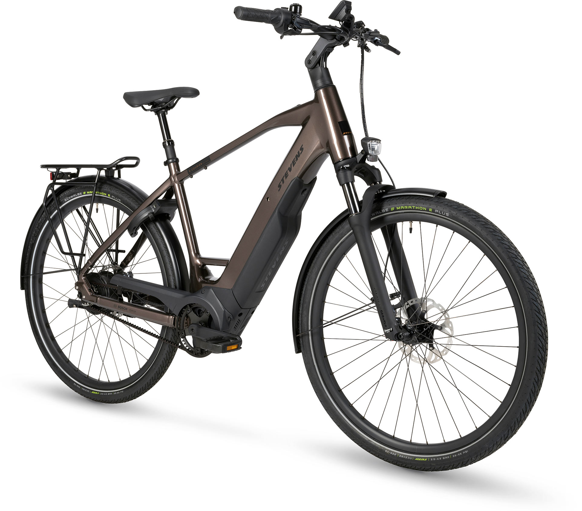 STEVENS E-Courier 7.8.1 Plus HT Steel Clay 2026 - 61cm (190-210 cm) XL