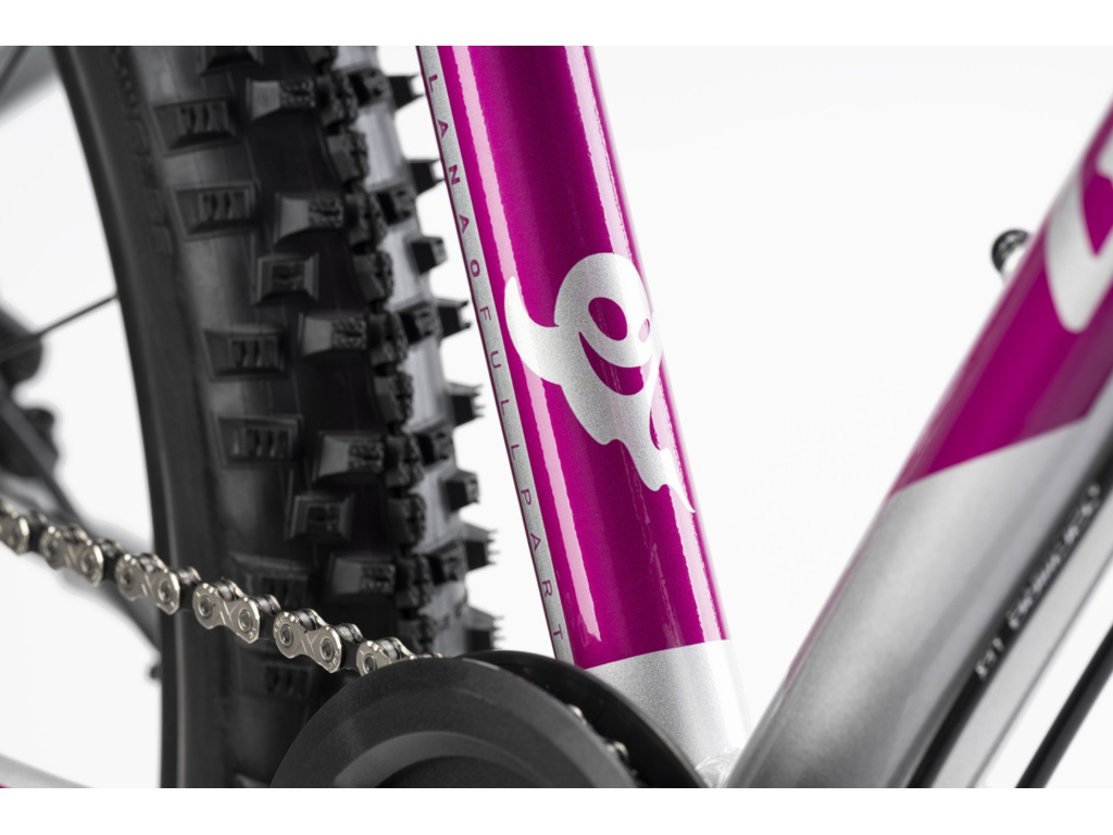 GHOST Lanao 24 Full Party Silver/Magenta Gloss 2025