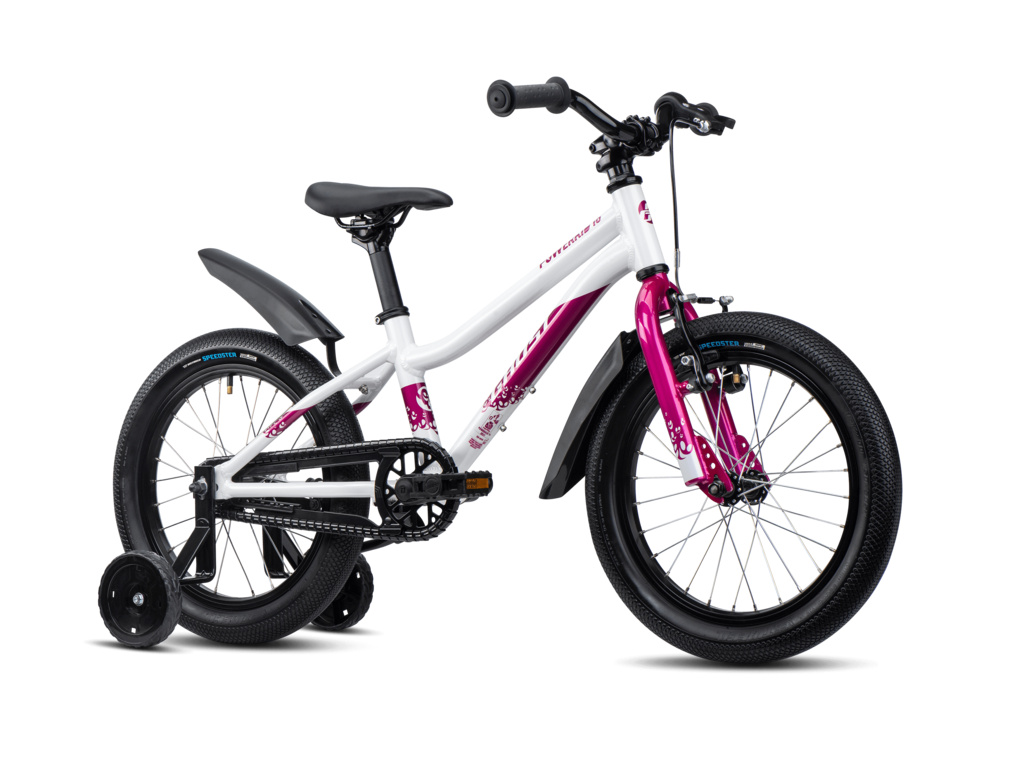GHOST Powerkid 16 Pearl White/Candy Magenta Gloss 2025