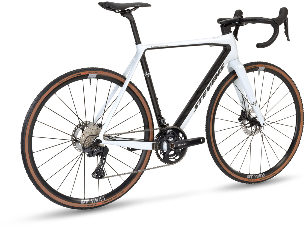 STEVENS Super Prestige 2*12 Carrara White Carbon 2026 - 54cm (175-182 cm) S