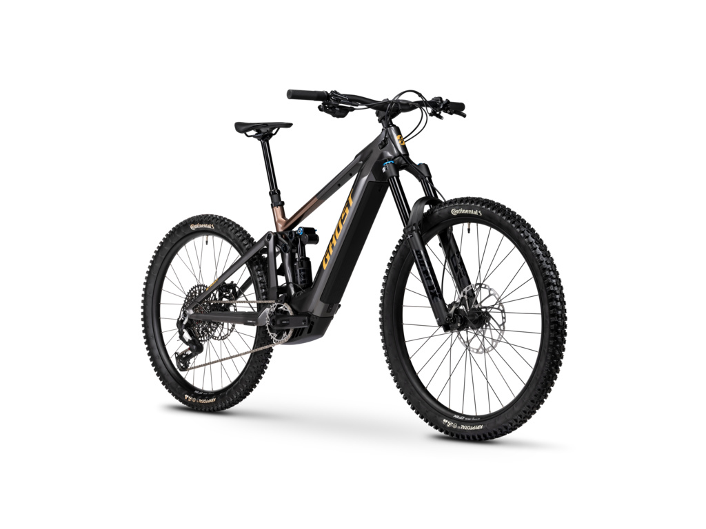 GHOST E-Riot CF Pro Heavy Metal/Deep Coffee Glossy 2026 - XL