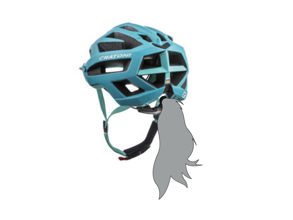 Prilba CRATONI C-Flash Turquoise/Blue Matt 2025 - M/L (56-59cm)