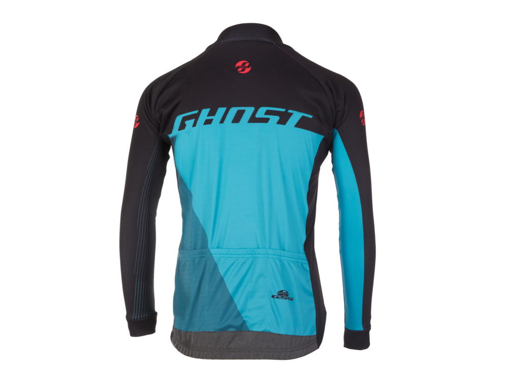 Dres s dlhým rukávom GHOST Performance Evo Black/Blue - L